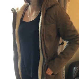 Hollister long Sherpa jacket